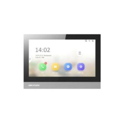 DS-KH8380-WTE1/Flush - 7" IP bytový dotykový monitor pro zápustnou montáž, Wi-Fi, PoE