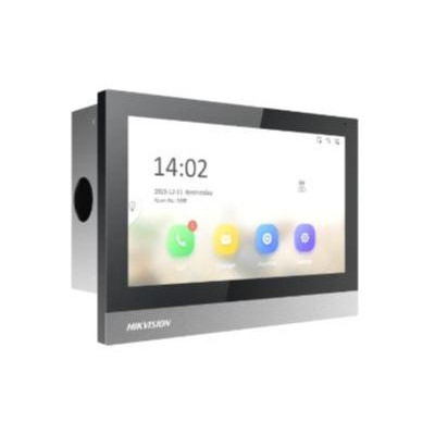 DS-KH8380-WTE1/Flush - 7" IP bytový dotykový monitor pro zápustnou montáž, Wi-Fi, PoE