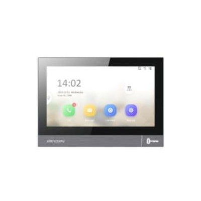 DS-KH8381-WTE1 - 7" IP bytový dotykový monitor s kovovým rámečkem, Wi-Fi, PoE