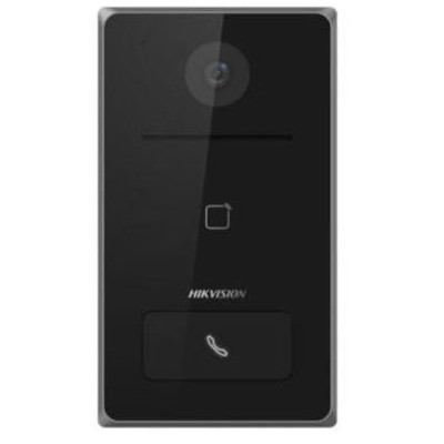 DS-KV6133-WME1/Flush - IP dveřní interkom pro zápustnou  montáž, 2MPx kamera, čtečka karet, WiFi