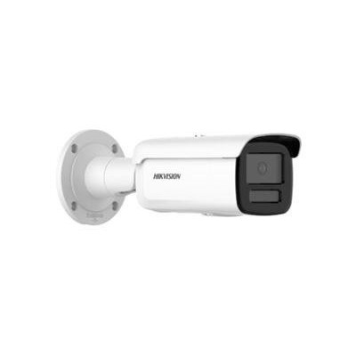 DS-2CD2T86G2H-IS2U/SL(2.8mm) - 8MPix IP Bullet AcuSense kamera, IR 60m, audio, alarm, blikač, IP67