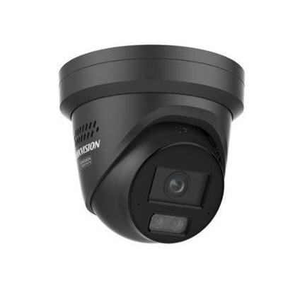 DS-2CD2387G3-LIS2UY/SL(2.8mm)/BLACK - 8MPix IP Turret Hybrid ColorVu AcuSense kamera, LED/IR 30m,WDR130dB,audio,alarm,IP67,blika