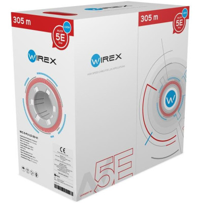 WIC-5-FU-LD-30-VI - WIREX Instalační kabel CAT5E F/UTP LSOH / DCA 305m box fialový