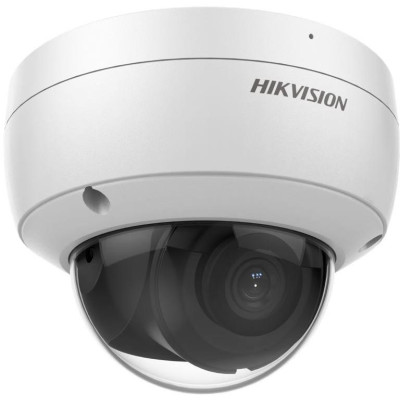 DS-2CD2186G2-ISU(2.8mm)(C) - 8MPix IP Dome AcuSense kamera, IR 30m, Audio, Alarm, mikrofon, IK10