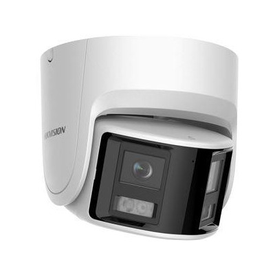 DS-2CD2347G2P-LSU/SL(2.8mm)(C) - 4MPix IP Turret ColorVu AcuSense panoramatická kamera, LED 30m, WDR 130dB, Audio, Alarm, Mikrof