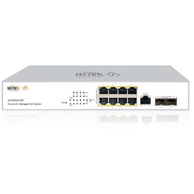 WI-PCMS310GF V2 - 8GE + 2SFP 802.3af/at Cloud L2 Managed PoE switch, 140W