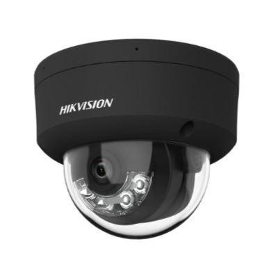 DS-2CD2123G2-LIS2U(2.8mm)(BLACK) - 2MPix IP Dome Smart Hybrid Light AcuSense kamera, LED/IR 30m, audio, alarm, IP67, IK10, černá