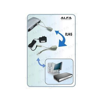 AFA-1 Pasivní PoE set MaxLink - Pasívní PoE set injektoru a extraktoru