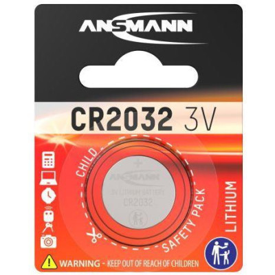 Ansmann CR2032 - Lithiová knoflíková baterie CR2032, 3V