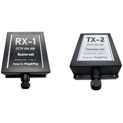 CamiBOX SET BLACK-BOX 5GHz -n - Sada kompletního bezdrátového přenosu, 60Mbps