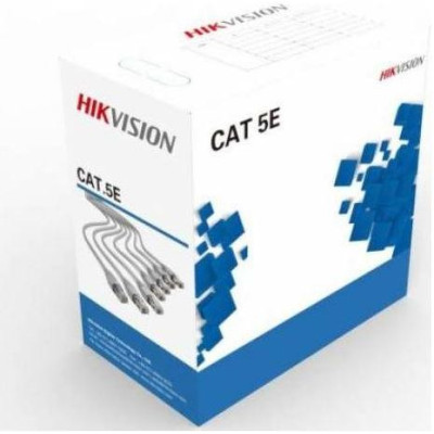 DS-1LN5E-E/E - Kabel UTP, Cat 5e-PVC, šedý