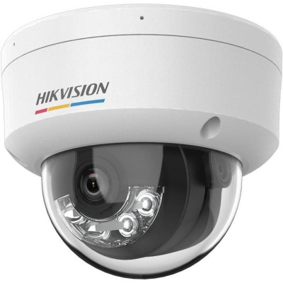 DS-2CD1127G2H-LIU(2.8mm) - 2MPix IP Dome Hybrid ColorVu kamera, LED/IR 30m, mikrofon, IP67